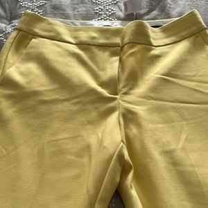 NWT Loft Marisa Yellow Dress pants size 8